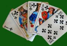 Fortune telling Tarot layout “Three cards”