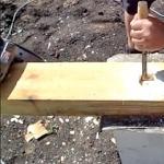 Attaching timber to the foundation - rules and notes