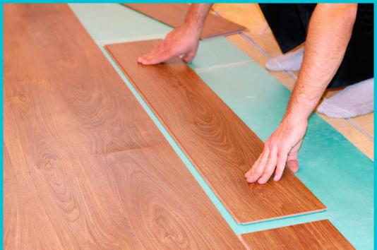 How to lay laminate flooring on wood floors