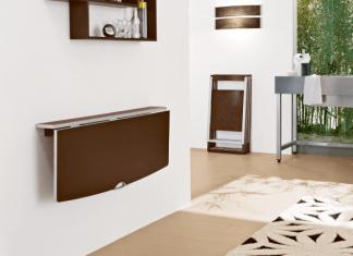Master - mesas y mecanismos plegables Mesa de cocina adosada a la pared