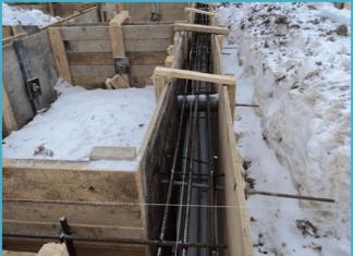 Instructions for laying foundations in winter Is it possible to lay a foundation in winter?